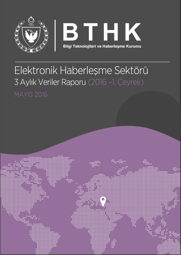  Sektörel Veriler Raporu 2016 1. Çeyrek